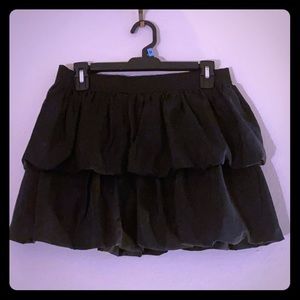 Layered ruffle skirt